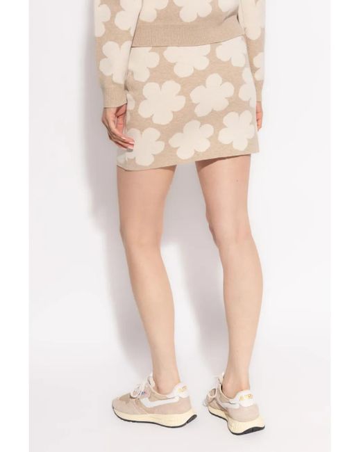 KENZO Intarsia Rok in het Natural