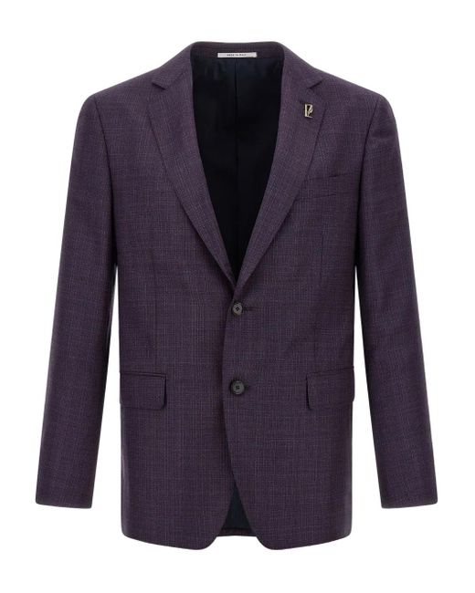 Pal Zileri Vicenza Blazer Met Enkele Rij Knopen in het Blue voor heren