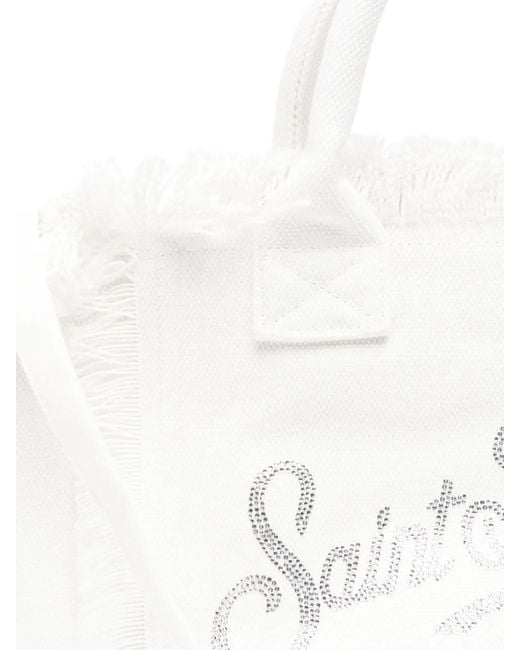 Mc2 Saint Barth White Medium Colette Tote Bag