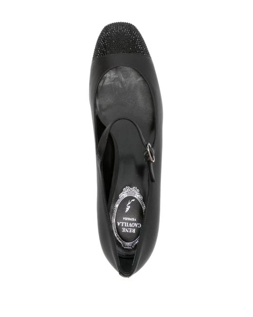 Rene Caovilla Black 35Mm Kristen Pumps