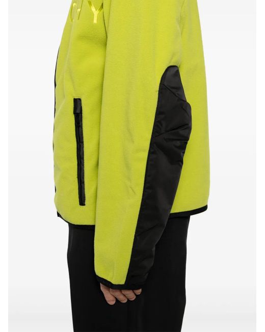 Givenchy Yellow Hooded Fleece Jacket for men