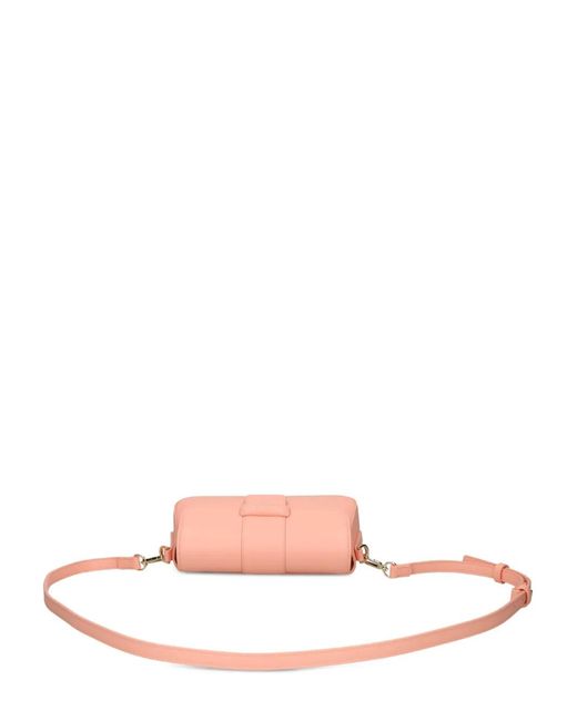 Lacoste Pink Logo-Plaque Crossobody Bag