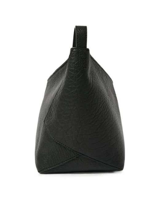 Studio Nicholson Black Hagu Leather Tote Bag