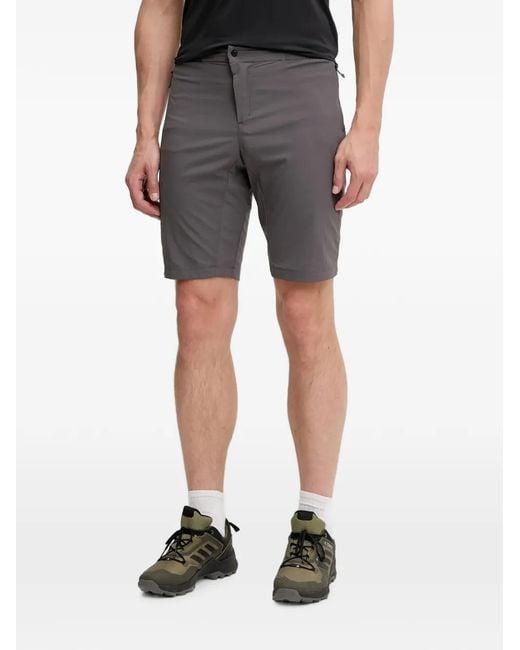 Haglöfs Gray Zip Shorts for men