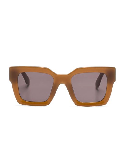 Off-White c/o Virgil Abloh Jackson サングラス Brown