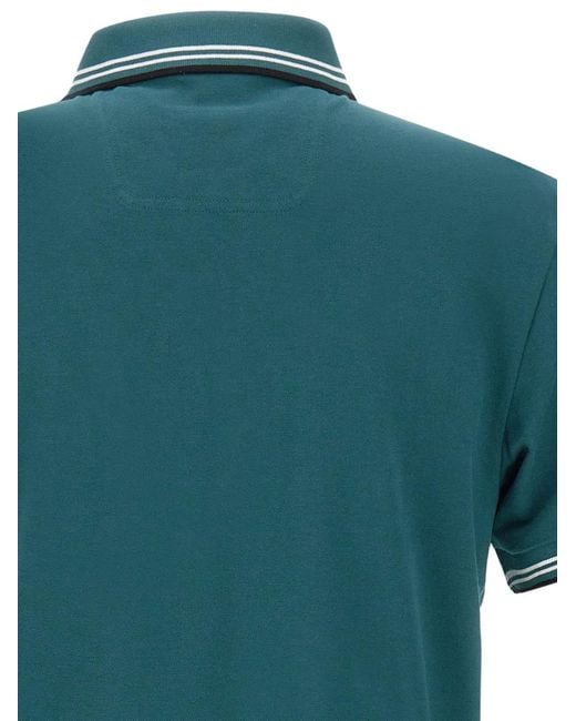 Boss Green Contrast-Trim Logo Polo Shirt for men