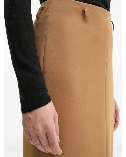 Ba&sh Brown Slit Skirt