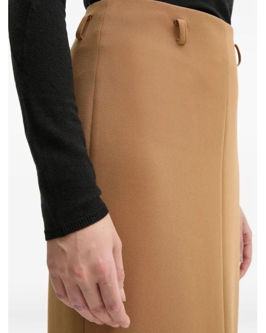 Ba&sh Brown Slit Skirt