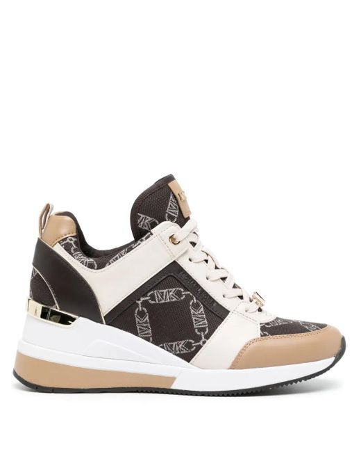 Zapatillas Georgie con logo Michael Kors de color White