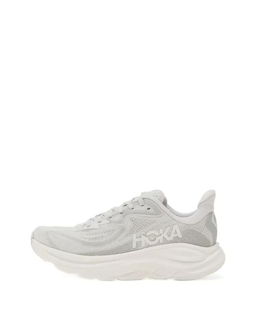 Hoka One One White Clifton 10