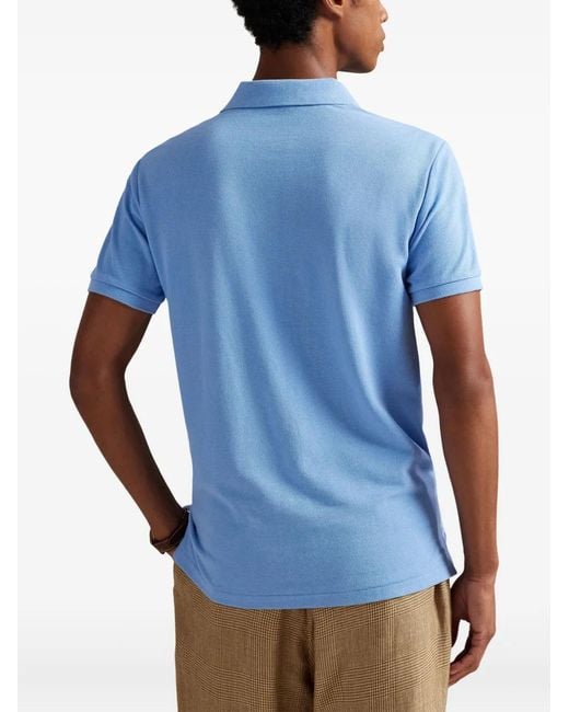 Polo Ralph Lauren Poloshirt Met Korte Mouwen in het Blue voor heren