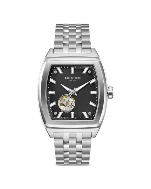 Rag & Bone Gray Mercer 41Mm Watch for men