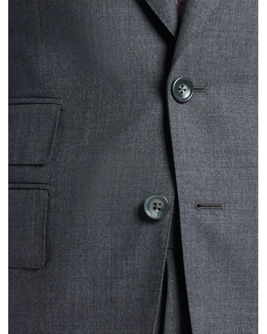 Tom Ford Blue Single-Breasted Wool Suit for men