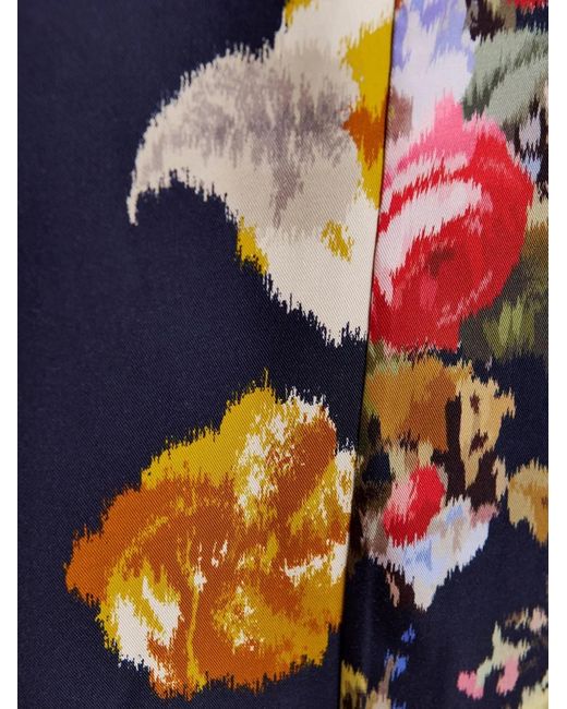 Essentiel Antwerp Blue Jonsea Floral-Print Skirt
