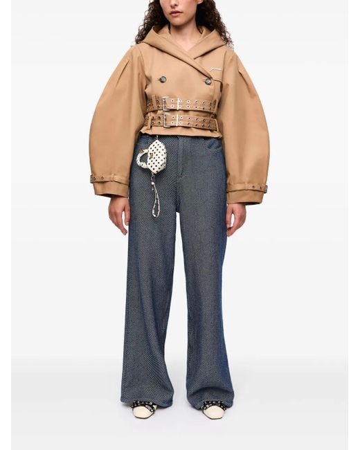 Ganni Natural Hooded Jacket