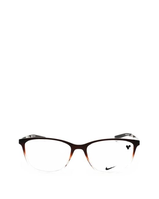 Nike White Rectangle-Frame Glasses