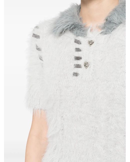 ANDERSSON BELL Bear ニットトップ White