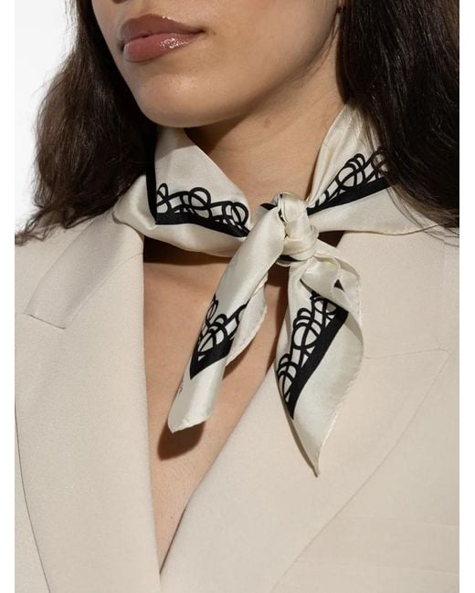 By Malene Birger White Ossa Silk Scarf