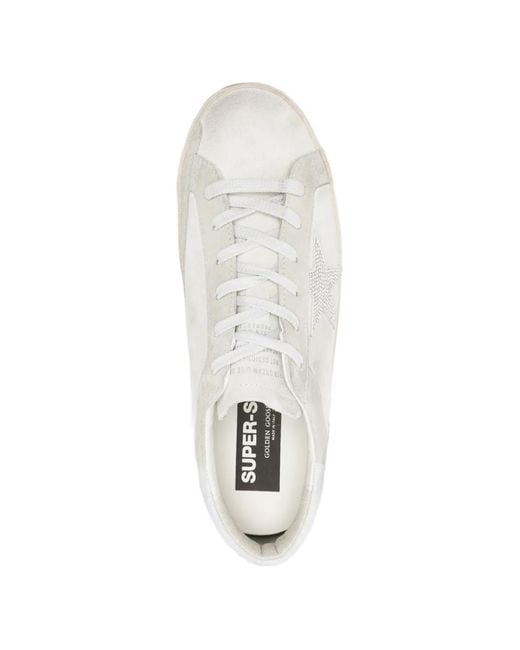 Golden Goose Deluxe Brand White Super-Star Sneakers