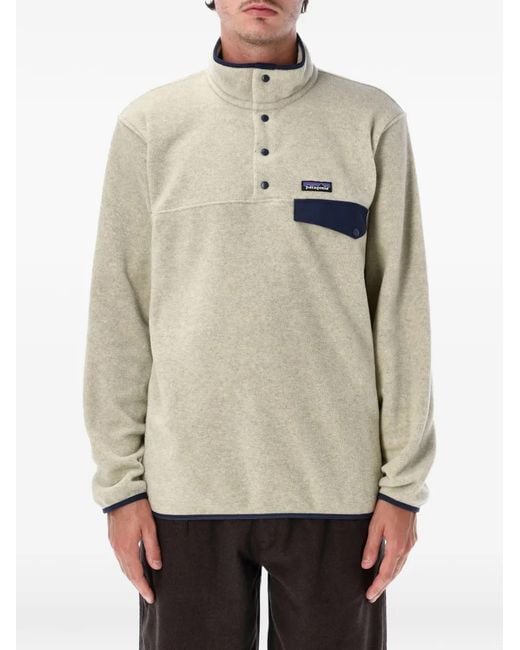 Patagonia Natural Pull Snap-T En Polaire for men