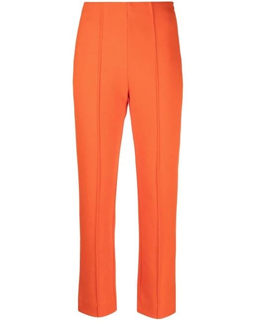 Sportmax Orange Pantalon À Coupe Courte