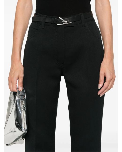 Courreges Black Signature 70's Trousers