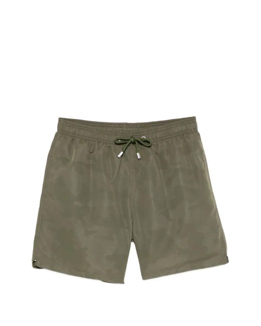 MC2 Saint Barth メンズ グリーン カモフラージュ トランクス水着