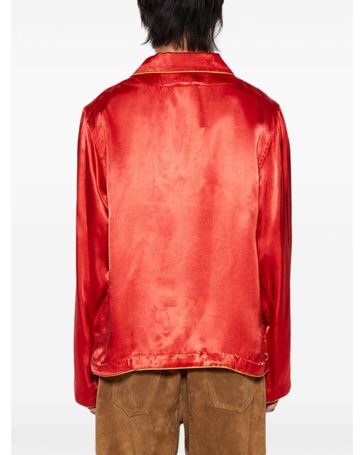 Camicia Bronco di Bode in Red da Uomo
