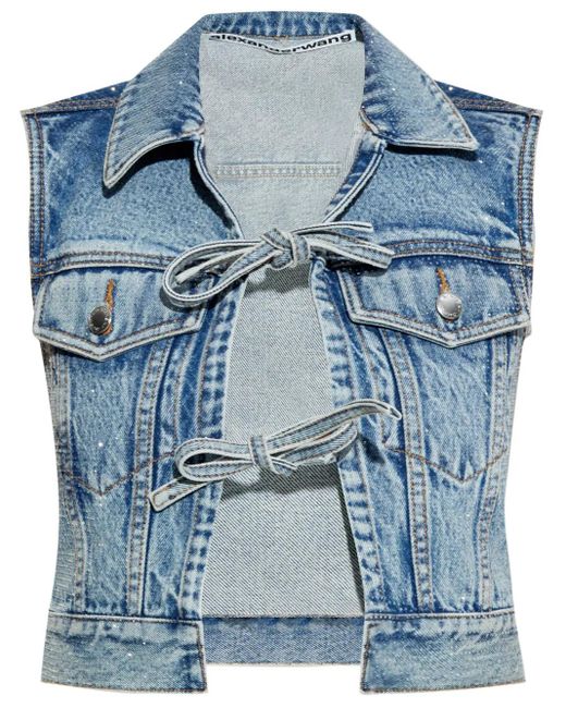 Alexander Wang Blue Oberteil aus Denim