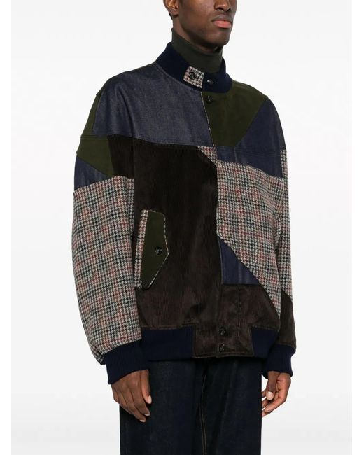 Baracuta Black Patchwork Jacket for men