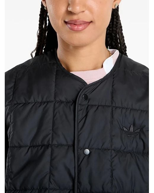 Adidas Black Essentials Quilted Jacket