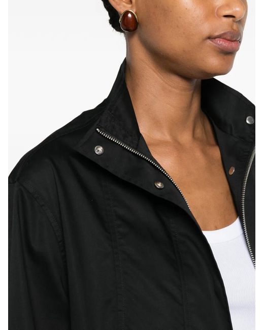 EB DENIM Black Bronson Zip-Fastening Jacket