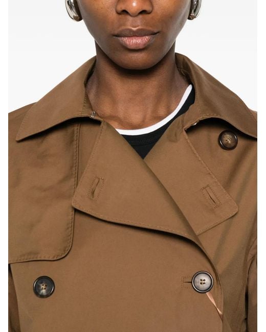 Max Mara Brown 'Maxmara Thecube' 'Zeno' Raincoat