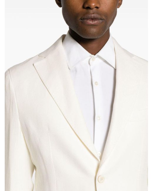 Eleventy Einreihiger Anzug in White für Herren