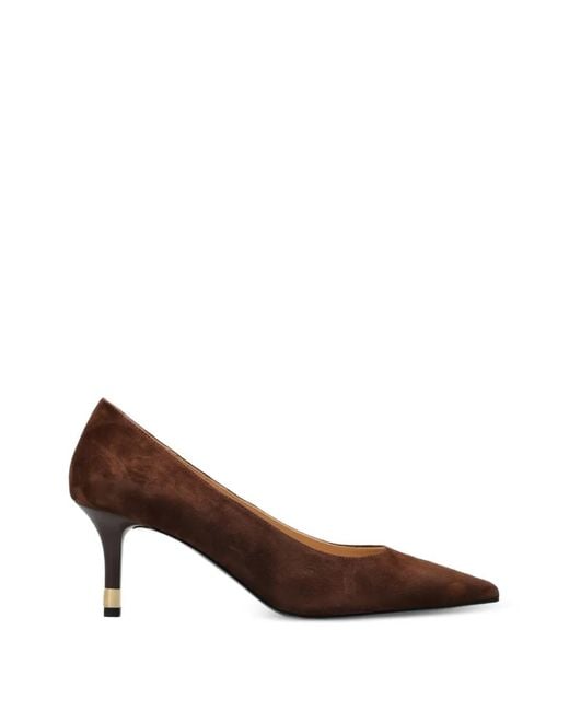 Furla Brown Aria Pointed-Toe Pumps
