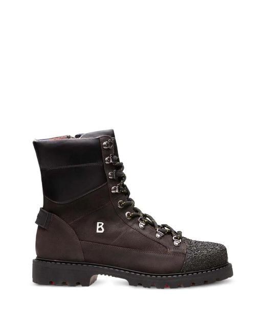 Bogner Black Helsinki Hiking Boots for men