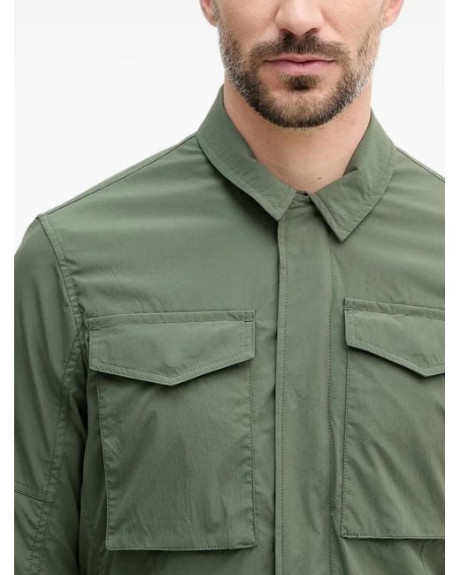 Save The Duck Green Multi-Pocket Jacket for men