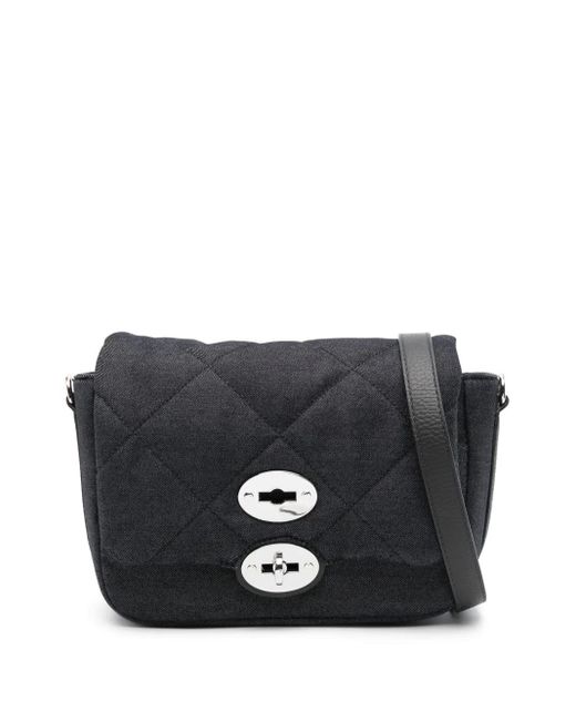 Borsa A Tracolla Ella Piccola di Zanellato in Black