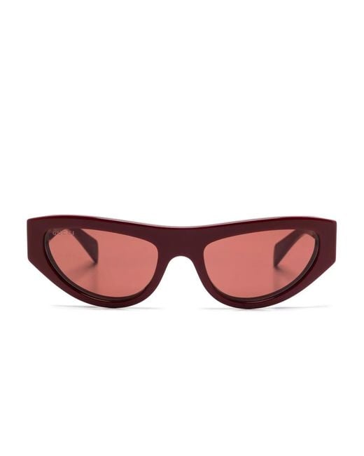 Gucci Pink Cat-Eye-Frame Sunglasses