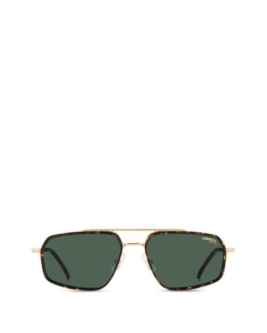 Carrera Green Geometric-Frame Sunglasses for men