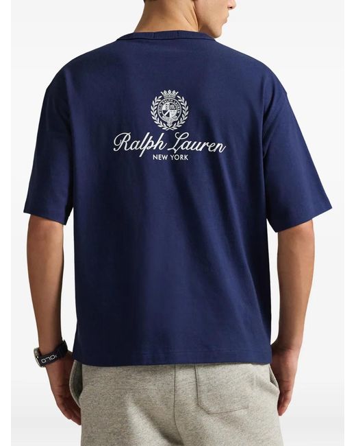 Polo Ralph Lauren Blue Crewneck T-Shirt for men