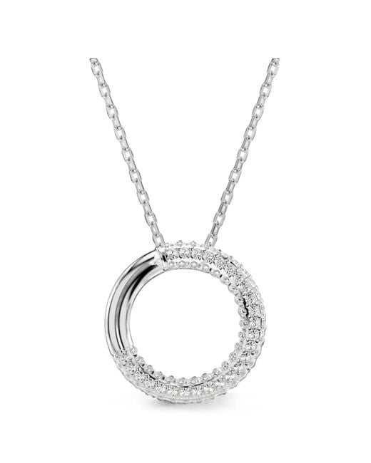 Swarovski Metallic Dextera Ring-Pendant Necklace