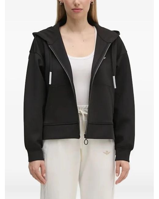 Aeronautica Militare ジップ フーデッド トップ Black