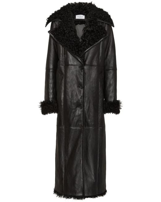 Abrigo Skull & Bones Philipp Plein de color Black
