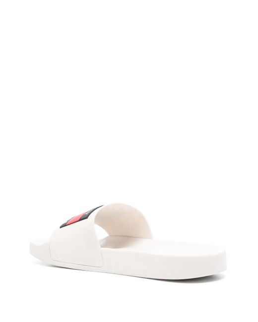 Tommy Hilfiger White Slides for men