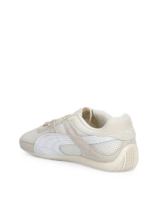 PUMA White Speedcat Go Panelled Sneakers