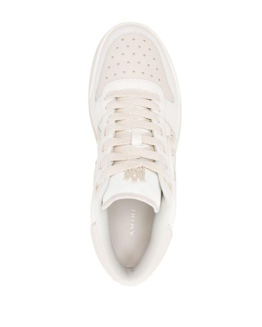 Sneakers con logo goffrato di Amiri in White da Uomo