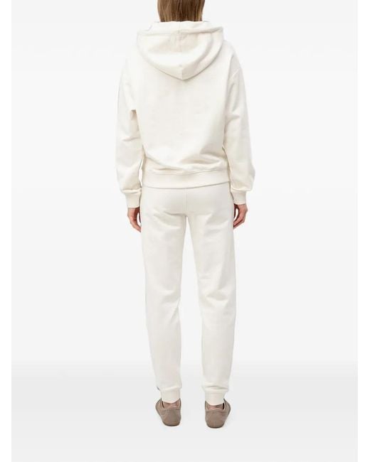 HUGO White Pantalon De Jogging À Patch Logo