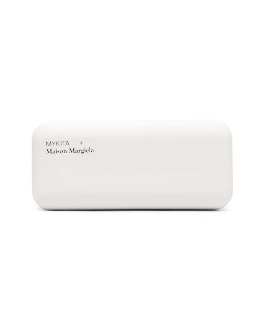 Mykita Gray Oval-Frame Sunglasses