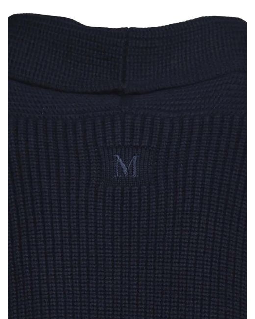 Max Mara Blue Buttoned Cardigan